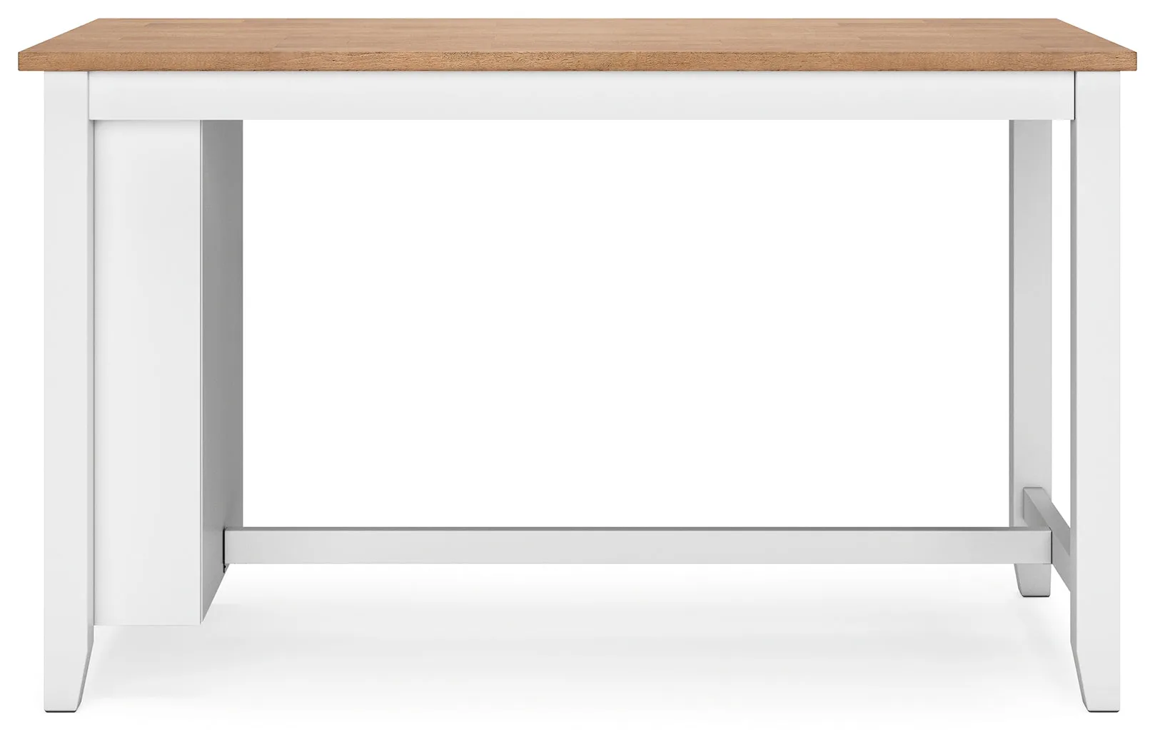 Gesthaven Counter Height Dining Table and 2 Barstools in Natural/White